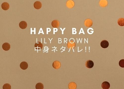 Lilybrown(リリーブラウン)福袋2022年中身ネタバレ！値段やネット通販 