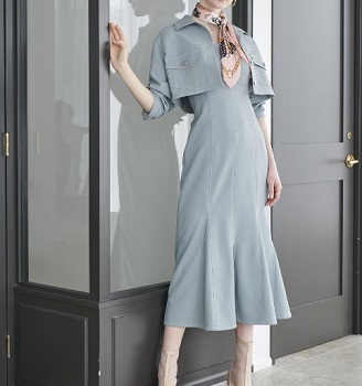 世界まる見え岩田絵里奈アナ衣装ジャケット・ワンピース