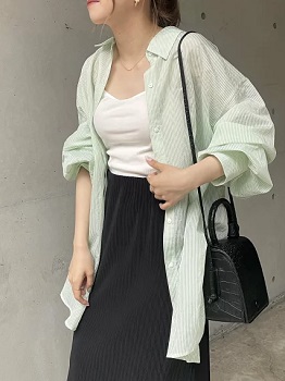 最高のオバハン中島ハルコ2022年4話松本まりか衣装シャツ