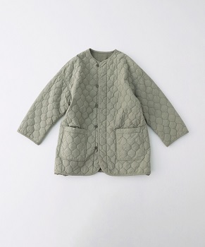 Silent5話夏帆衣装ジャケット(nest Robe (ネストローブ):コットンラミーキルティング リバーシブルジャケット)