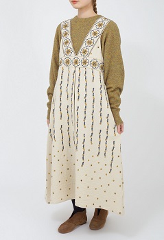 PICU5話生田絵梨花衣装(marble SUD(マーブルシュッド):Anemone 2WAY Jumper Skirt)