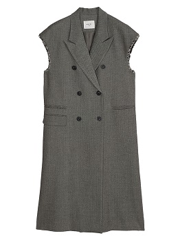 アトムの童玄理衣装バッグ(AMERIVINTAGE:HERRINGBONE LONG JACKET VEST )