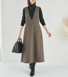 ROPÉ PICNIC(ロペピクニック）のチェックジャンパースカート