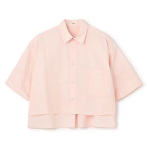ReNave(リネイヴ)コットンポリブロード クロップドシャツ