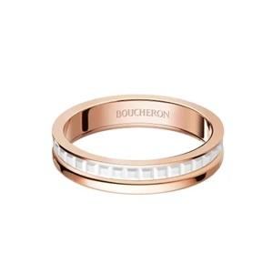 boucheron(ブシュロン)quatre white editionキャトル ホワイト リング ハーフ