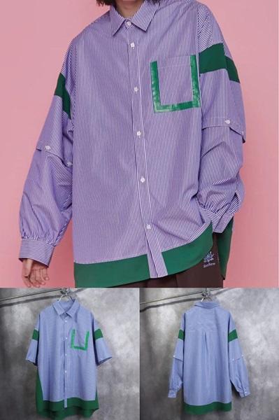 seesew(シーソー)BLOCKING 2WAY OVER SHIRTS