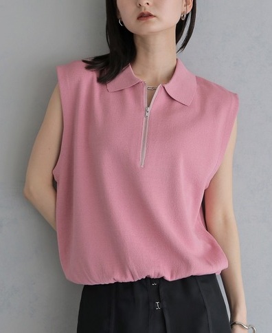 溺愛カレシの作り方3話 与田祐希 着用 &g'aime Half-Zip Balloon Knit Top ニットトップス