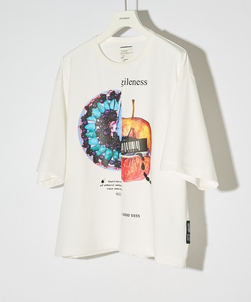 サクサクヒムヒム 佐久間大介 着用 SHAREEF APPLE×TALTE TEE 白のTシャツ