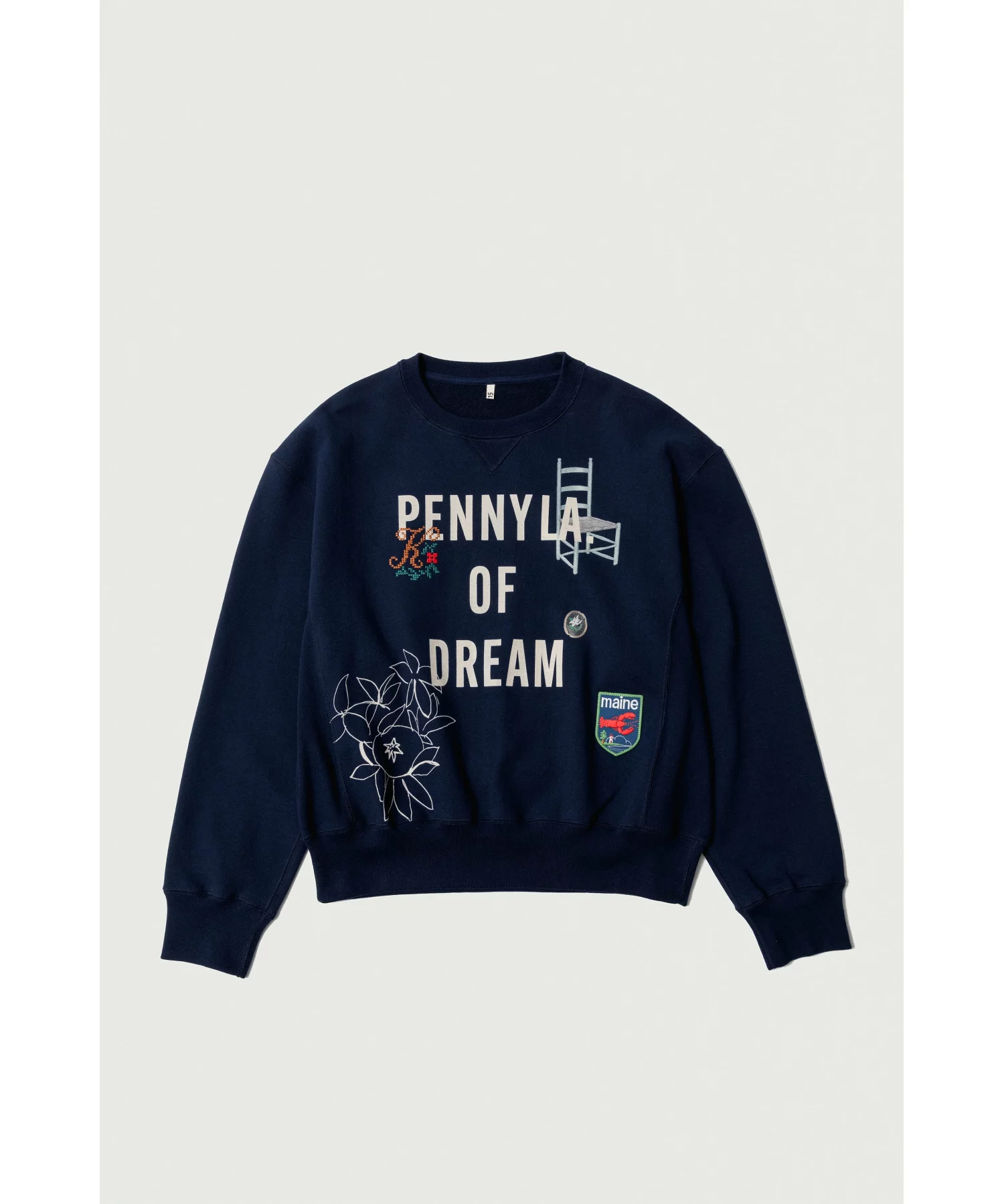 Zoff CM 目黒蓮 着用 KHOKI Hand-stitched sweatshirt スウェット